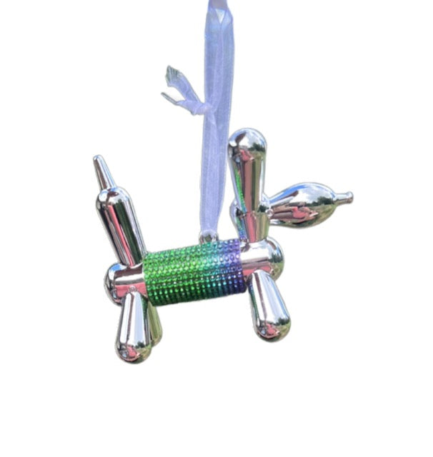 Kurt Adler  Balloon Dog Ornament 3.25" – Christmas Tree Decoration Sold Separately