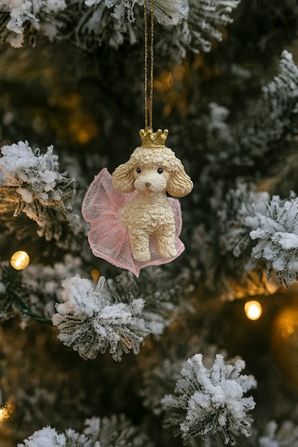 Kurt Adler Ballet Animals Christmas Ornament Poodle Cat Mouse