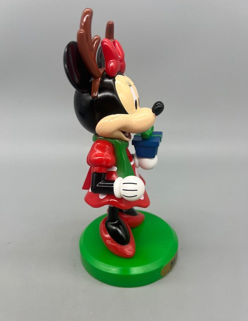 Kurt Adler Disney Minnie Mouse with Antlers and Present Nutcracker  6
