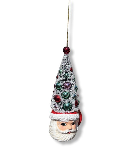 6" Bristle Tree In Mug Christmas Ornament